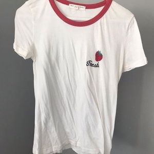 Adorable Strawberry Graphic Tee